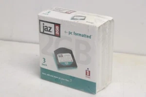 NEUF, emballage scéllé : Lot de 3 cartouches de sauvegarde IOMEGA JAZ 2B pour PC - Photo 1/5