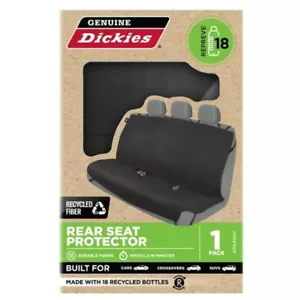 1 Piece Repreve Rear Universal Car Seat Cover and Protector Black, New Fast Ship - Picture 1 of 10