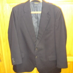 MEN'S BRANFORD&TAYLOR WORSTED WOOL JACKET BLACK - Picture 1 of 8