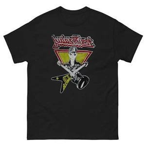 Judas Priest World Wide Blitz Europe 81 Unisex classic tee - Picture 1 of 20