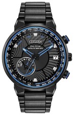 Citizen Eco-Drive CC3038-51E GPS World Time Blue Black IP Stainless Steel Watch