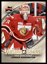 2011-12 In The Game Between Pipes Jordan Binnington Owen Sound Attack #3