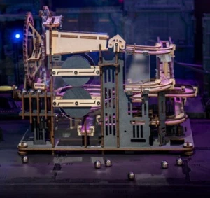 ✅ROKR 3D Holz-Kugelbahn Bausatz, Marble Night City, inkl. 10 Stahlkugeln✅ - Bild 1 von 4