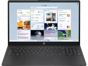 HP Laptop 15.6" FHD Ultra 7 155H 16GB 512GB SSD Intel Graphics Black - Picture 1 of 7