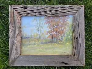 DUSAN CIRAN IMPRESSIONIST OIL ON PANEL #1 "AUTUMN TREES" - Picture 1 of 2