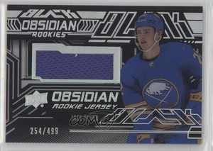 2022-23 SPx UD Black Obsidian Rookies Jersey /499 Jack Quinn #ORJ-JQ Rookie RC