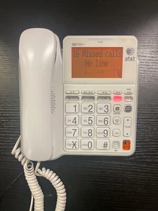 AT&T TELEPHONE ANSWERING SYSTEM BIG BUTTON BIG DISPLAY CALLER ID/WAITING CL4940 - Afbeelding 1 van 7