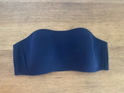Victoria's Secret Navy Blue LARGE  Love Cloud Wireless Strapless Lounge Bra VS - Image 1 of 2