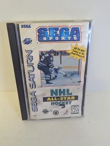 NHL All-Star Hockey (Sega Saturn, 1995) CIB With Reg Card - Picture 1 of 15