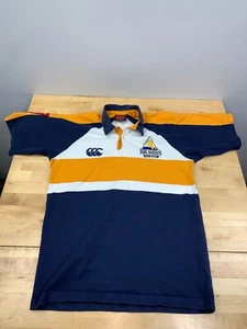 Canterbury Brumbies Union Rugby Polo Shirt S Short Sleeve 10838 - Picture 1 of 11