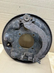 Dodge 2nd gen Ram RUSTY Driver Side 00-02 Rear LEFT Brake backing plate drum - Picture 1 of 14