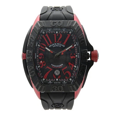 Reloj Franck Muller Conquistador Grand Prix Titanio Esfera Negra 8900 SC DT GPG Foto 1 de 4