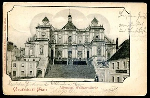 ALEMANIA Albendorf/Polonia Wambierzyce Postal Iglesia 1903 - Imagen 1 de 2
