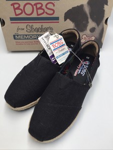 黑色bobs 斯凯奇平底鞋女 Ebay