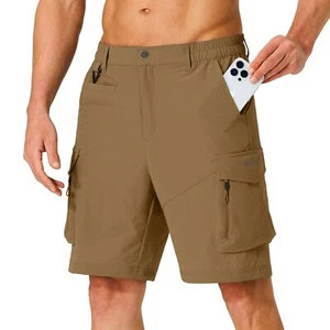 Men's Hiking Cargo Shorts Quick Dry Lightweight Shorts with Multi Pockets for... - Picture 1 of 7