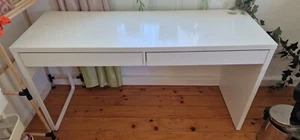 Ikea Micke Schreibtisch weiß 142*50*75,5 gebraucht - Bild 1 von 4