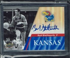 2013 Upper Deck University of Kansas Auto Bud Stallworth #28 Auto