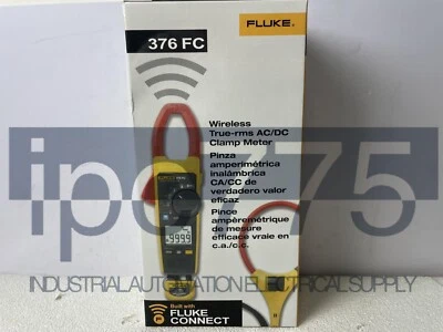 Fluke 376 FC True-RMS AC/DC Volt Ohm Amp Clamp Meter WIFI Connection With iFlex - Image 1 of 4