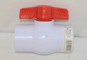 Válvula de bola de PVC disolvente de una pulgada y media Aqua Tech 9124 150PSI - Imagen 1 de 5