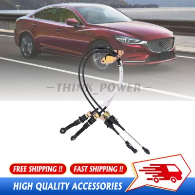 For Mazda 6 2003-2008 Manual Transmission Gear Shift Control Cable GK2C46500L - Image 1 of 4