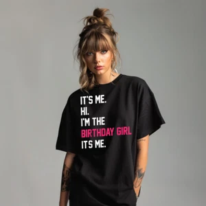 Camiseta Top I'm The Birthday Girl Taylor Eras Tour Unisex Damas De Gran Tamaño - Imagen 1 de 4