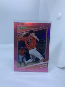 2021 Panini Donruss Baseball Holo Pink John Means #129 Baltimore Orioles