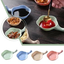 Piatto da condimento paglia di grano con manico W8Z4 W5S1 Q1Y9
