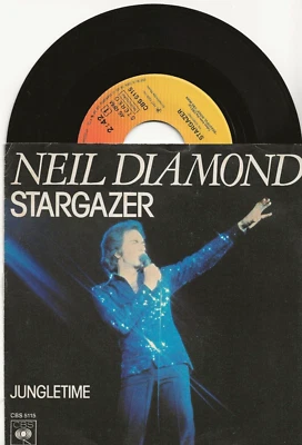 NEIL DIAMOND STARGAZER  SINGLE FROM NETHERLANDS, GREAT PIC SLEEVE - Image 1 of 2