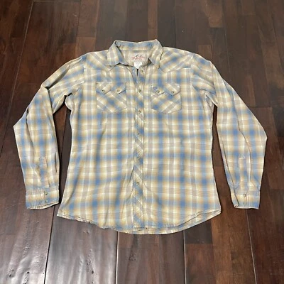 Wrangler Pearl Snap Long Sleeve Shirt Youth Boys XXL 18-20 Western Cowboy - Image 1 of 4