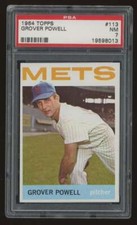 1964 Topps Grover Powell #113 PSA 7 New York Mets