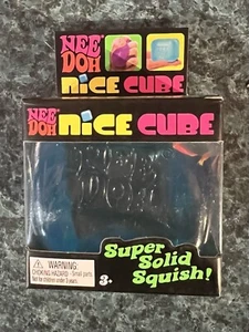 Nee Doh Nice Cube Schylling Super Solid Squish Blue NEW - Picture 1 of 1