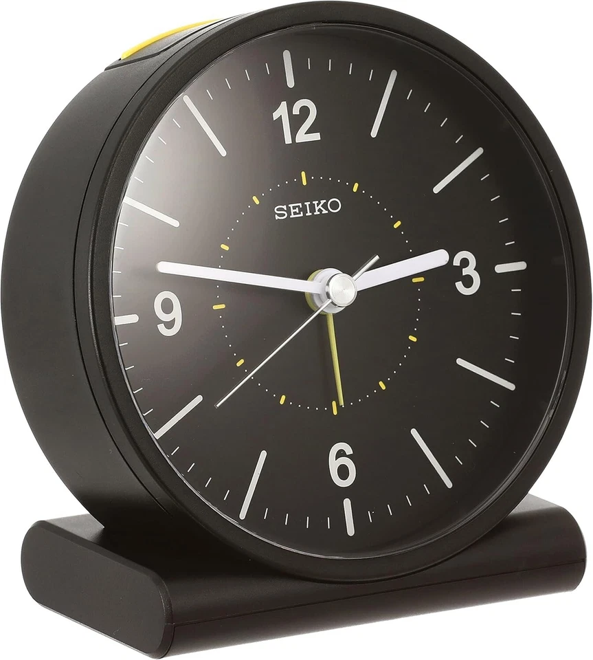 RELOJ SEIKO KR328K SEIKO Reloj Despertador Analógico Negro Japón Foto 1 de 4