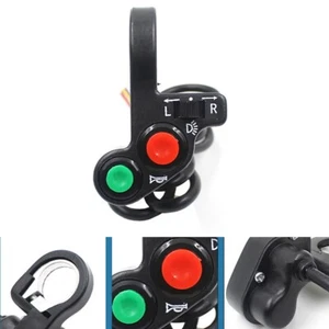 Commutateur de support de guidon de vélo électrique noir 22 mm pour scooter mo - Bild 1 von 12