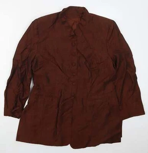 Richards Womens Brown Jacket Size 16 Button - Picture 1 of 12