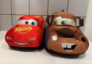 Japan Tokyo Disney Resort Limited Lightning McQueen and Mater Plush Toy Stuffed - Picture 1 of 2