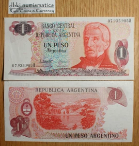 ND(1983-1984) Argentina 1 Peso Argentino - P311a - Uncirculated - Picture 1 of 2