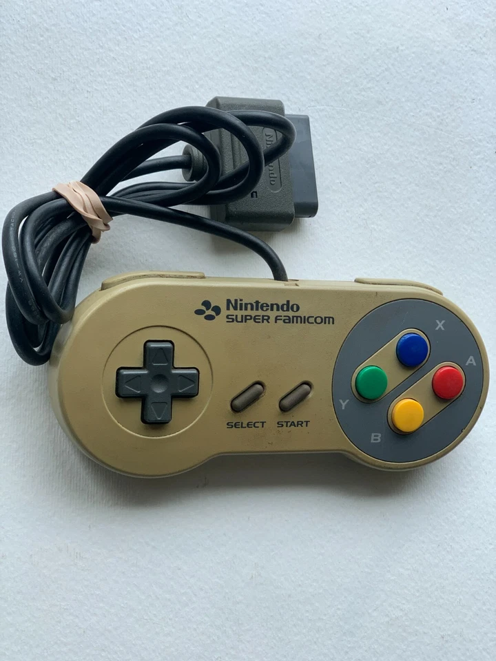 Super Famicom Controller Official Nintendo for SNES - Yellowing - US Seller - Image 1 of 1