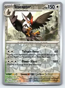 Tarjeta Pokémon Staraptor 150/198 Holograma Inverso Escarlata y Violeta - Casi Nueva - Imagen 1 de 5