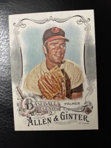 2016 TOPPS ALLEN & GINTER BASEBALL LEGENDS #BL-13 JIM PALMER ORIOLES