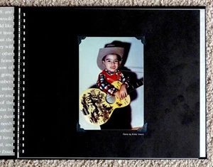 1990's Vintage MARTY STUART Original RADIO STATION Promo PHOTO ALBUM Book - Picture 1 of 6
