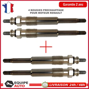 4 bougies de préchauffage Kangoo 1.9 d moteur f8q (modèle vissée) 1997-2010 - Imagen 1 de 6