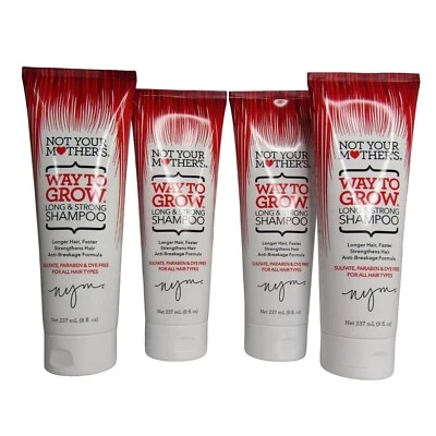 Champú 4X Not Your Mother's Way To Grow largo y fuerte 8 fl oz ea todo tipo de cabello Foto 1 de 4