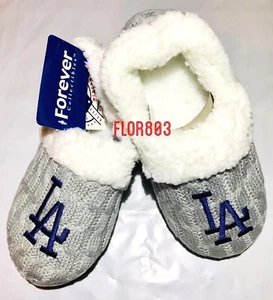 Los Angeles Dodgers MLB Team Ladies Moccasin Slippers - Picture 1 of 5