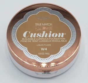 NEW L'Oréal Paris True Match Lumi Cushion Foundation - W4 NATURAL BEIGE - Picture 1 of 1