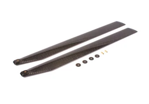 NHP 530mm Carbon Pro Sport & 3D Blades Universal Fitment 3 or 4mm Bolt Hole New - Picture 1 of 3
