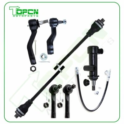 Set(7) Tie Rod End Pitman Arm Idler Arm Steering for 2001-2006 Chevy Tahoe Foto 1 de 4