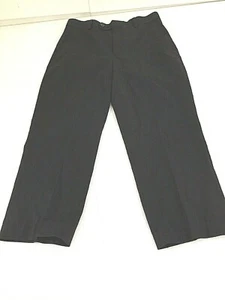Pantalones de vestir Lauren Ralph Lauren para niños talla 12 negro mezcla de poliéster con dobladillo 20 1/4" I - Imagen 1 de 7