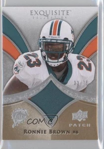 Parche Upper Deck Exquisite Collection 2009/parche 75 Ronnie Brown #P-RB - Imagen 1 de 3