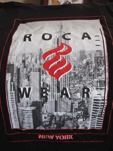 RocaWear New York Graphic Print Black Shirt Men's XL Short Sleeve T-shirt - Picture 1 of 2