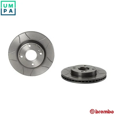 2x BRAKE DISC 09.A968.76 FOR FORD AUSTRALIA M1JE 1.0L 3cyl FIESTA Hatchback 1.6L - Image 1 of 4